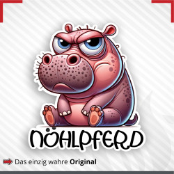 Sticker Nöhlpferd