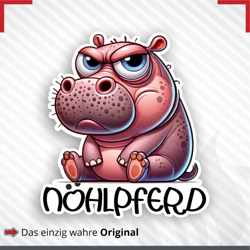 Sticker Nöhlpferd