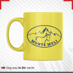 Tasse Monte Muli gelb