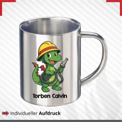 Tasse Grisu Edelstahl