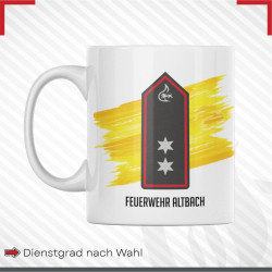 Tasse Dienstgrad Feuerwehr...