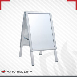 Kundenstopper DIN A1 Aluminium