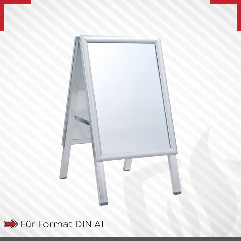 Kundenstopper DIN A1 Aluminium