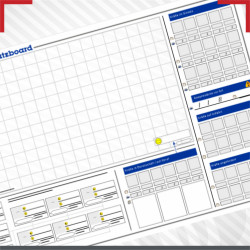 Taktisches Einsatzboard selbstklebend