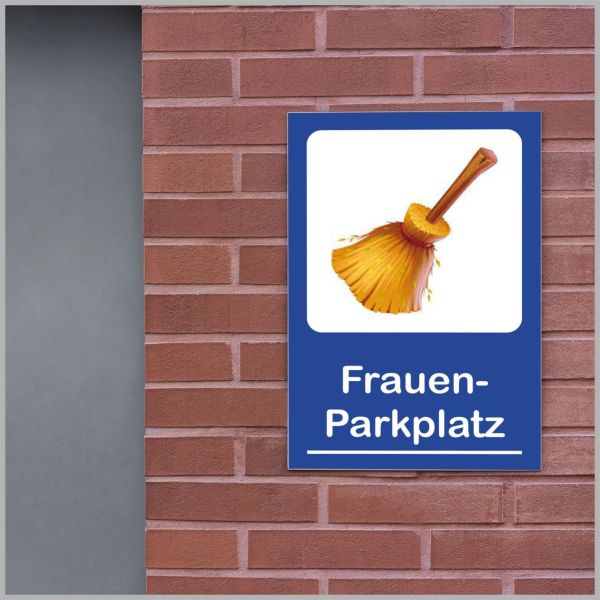 Schild Frauenparkplatz