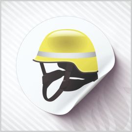 Sticker THW Helm (12er Set)